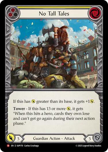 No Tall Tales [SUP170] (Super Slam)  Rainbow Foil | The CG Realm