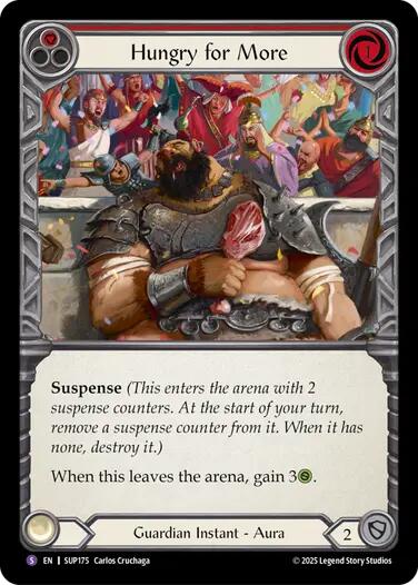 Hungry for More [SUP175] (Super Slam)  Rainbow Foil | The CG Realm