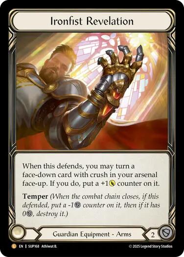 Ironfist Revelation [SUP168] (Super Slam)  Rainbow Foil | The CG Realm