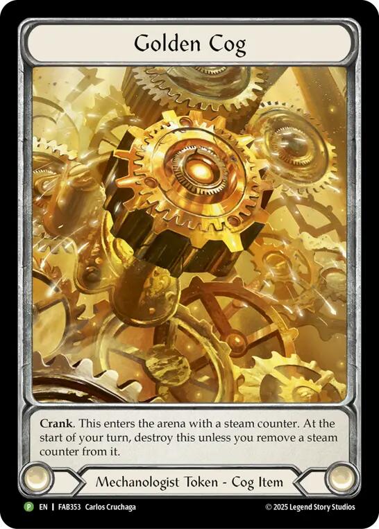 Golden Cog (FAB353) [FAB353] (Promo)  Cold Foil | The CG Realm