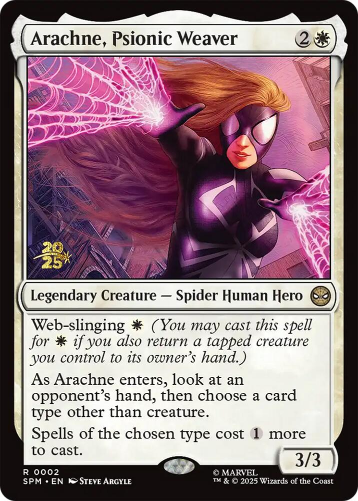 Arachne, Psionic Weaver [Marvel's Spider-Man Prerelease Promos] | The CG Realm