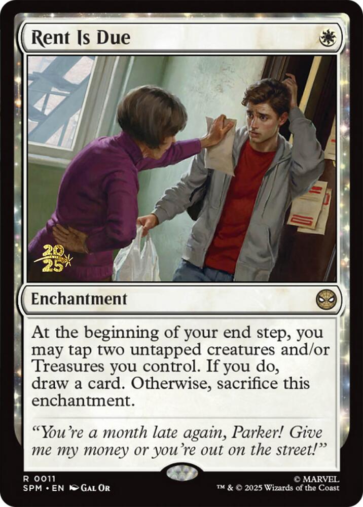 Rent Is Due [Marvel's Spider-Man Prerelease Promos] | The CG Realm