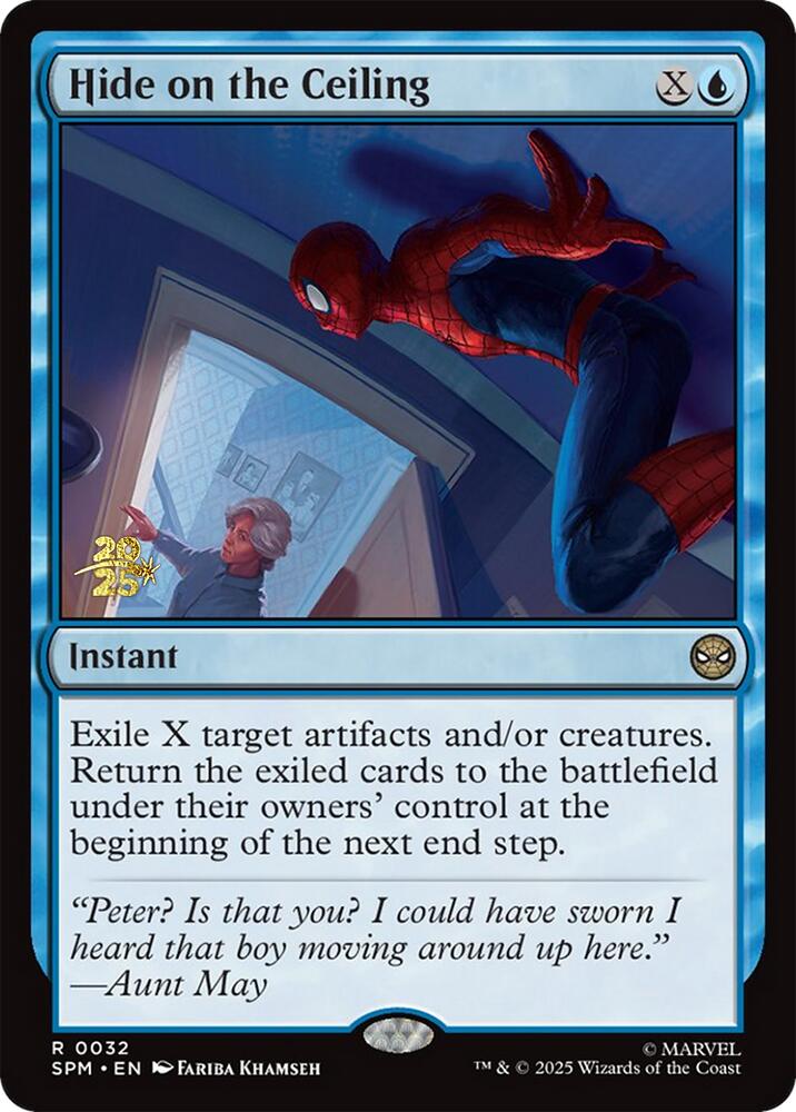 Hide on the Ceiling [Marvel's Spider-Man Prerelease Promos] | The CG Realm