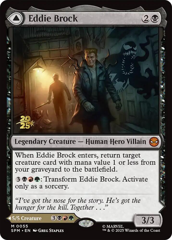 Eddie Brock // Venom, Lethal Protector [Marvel's Spider-Man Prerelease Promos] | The CG Realm