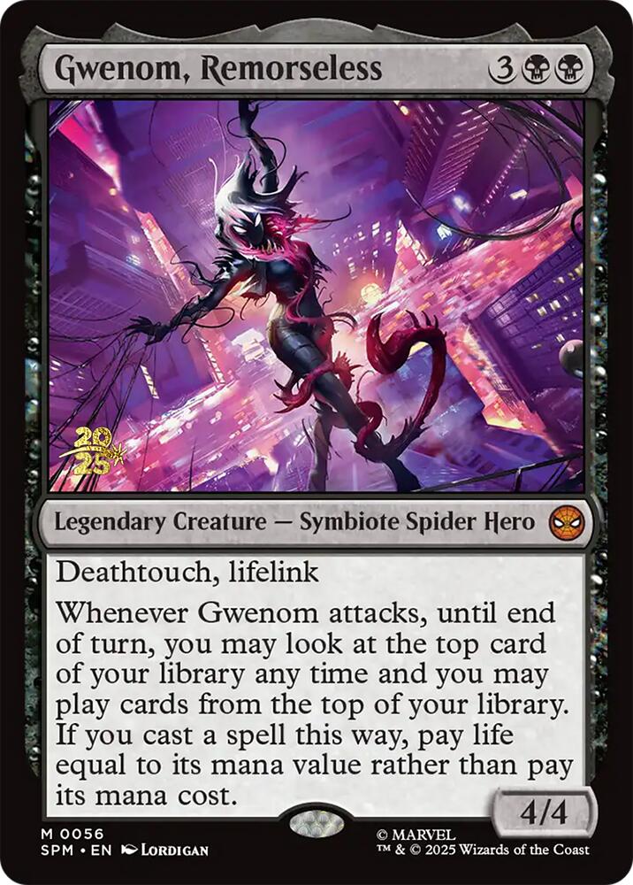Gwenom, Remorseless [Marvel's Spider-Man Prerelease Promos] | The CG Realm