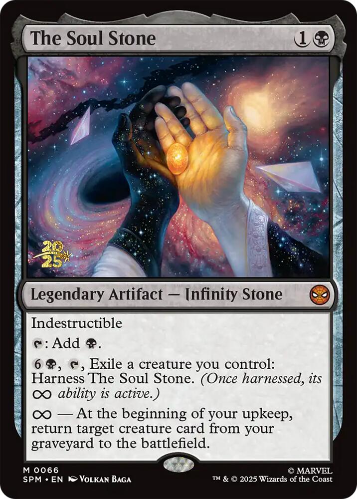 The Soul Stone [Marvel's Spider-Man Prerelease Promos] | The CG Realm