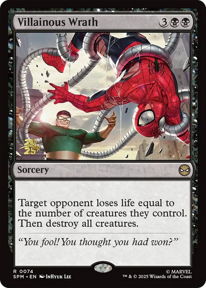 Villainous Wrath [Marvel's Spider-Man Prerelease Promos] | The CG Realm