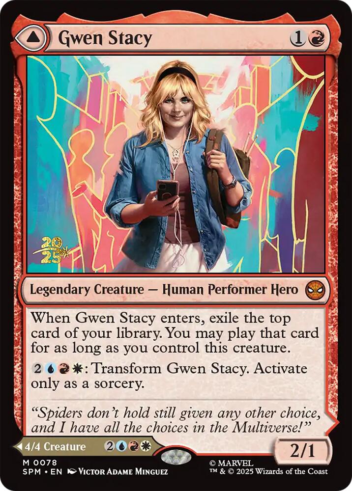 Gwen Stacy // Ghost-Spider [Marvel's Spider-Man Prerelease Promos] | The CG Realm