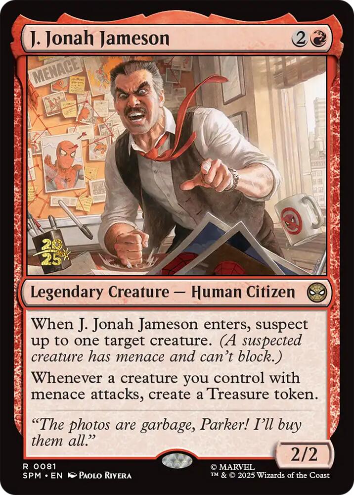 J. Jonah Jameson [Marvel's Spider-Man Prerelease Promos] | The CG Realm