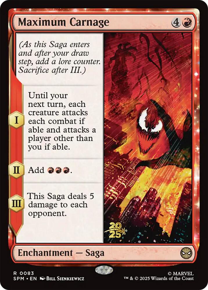 Maximum Carnage [Marvel's Spider-Man Prerelease Promos] | The CG Realm