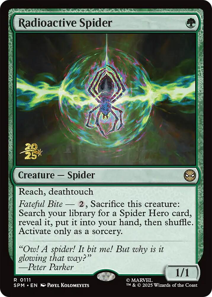 Radioactive Spider [Marvel's Spider-Man Prerelease Promos] | The CG Realm
