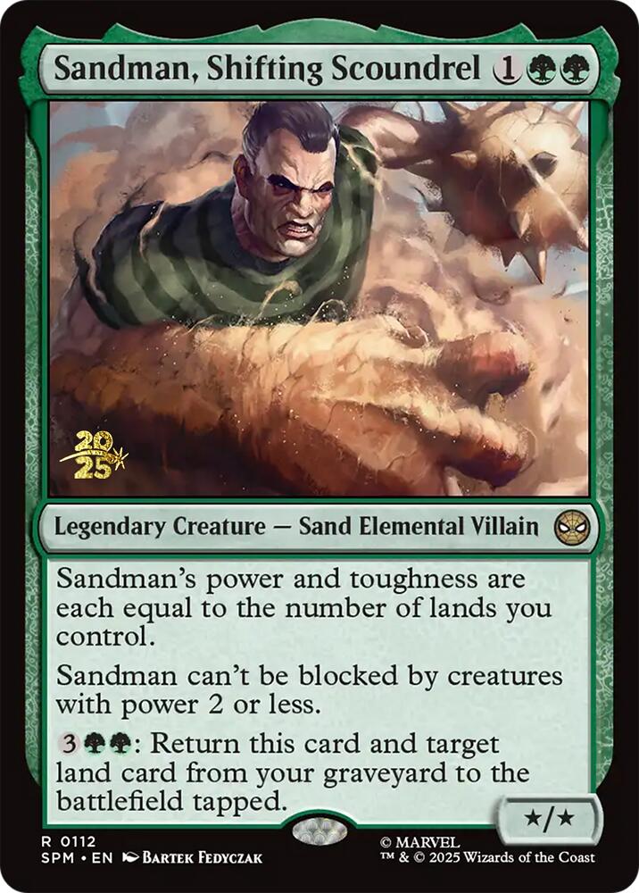 Sandman, Shifting Scoundrel [Marvel's Spider-Man Prerelease Promos] | The CG Realm