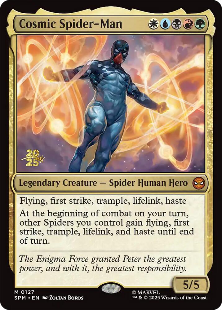 Cosmic Spider-Man [Marvel's Spider-Man Prerelease Promos] | The CG Realm