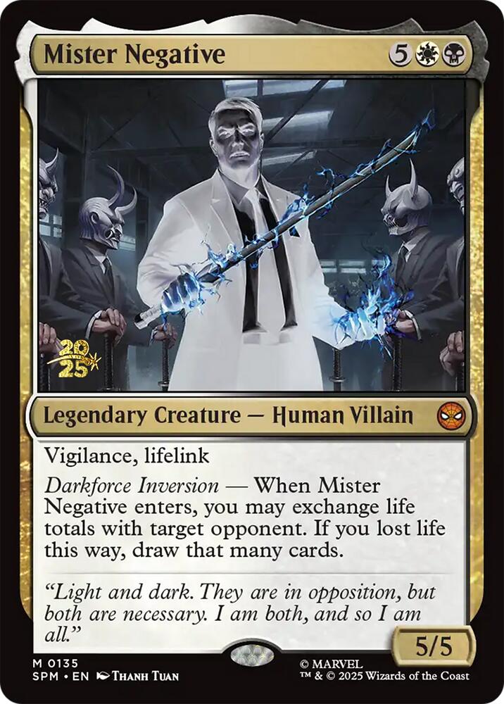 Mister Negative [Marvel's Spider-Man Prerelease Promos] | The CG Realm