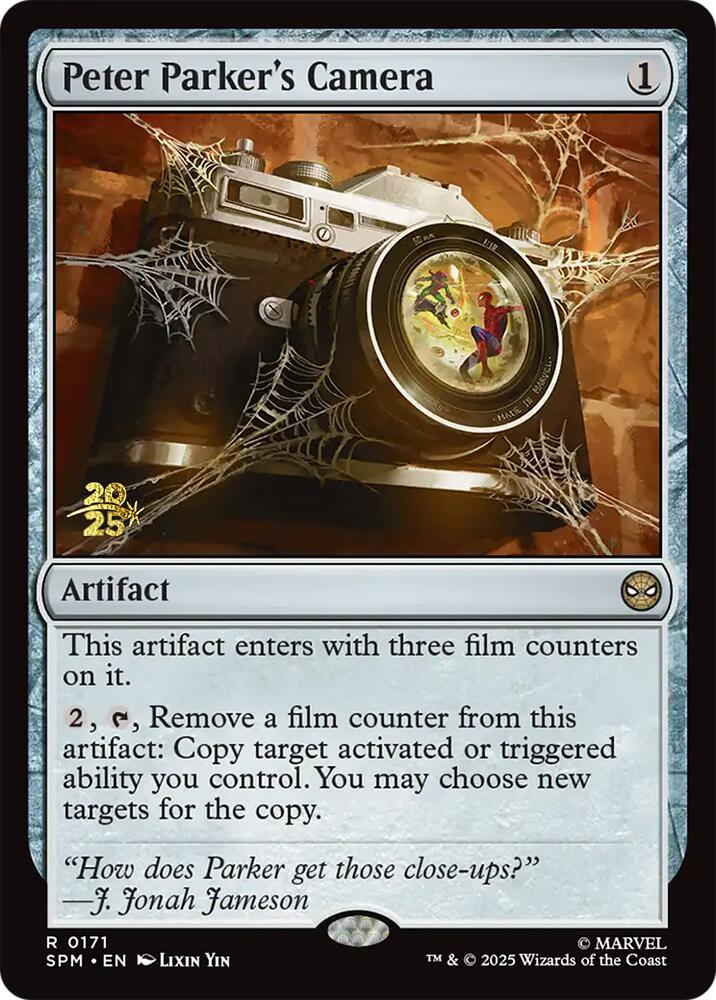 Peter Parker's Camera [Marvel's Spider-Man Prerelease Promos] | The CG Realm