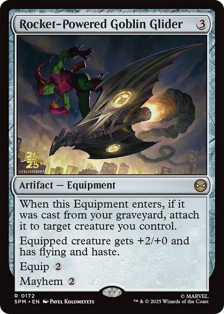 Rocket-Powered Goblin Glider [Marvel's Spider-Man Prerelease Promos] | The CG Realm