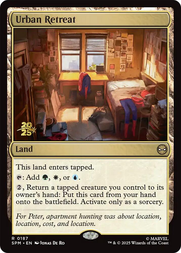 Urban Retreat [Marvel's Spider-Man Prerelease Promos] | The CG Realm