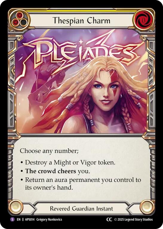Thespian Charm [APS014] (Armory Deck: Pleiades) | The CG Realm