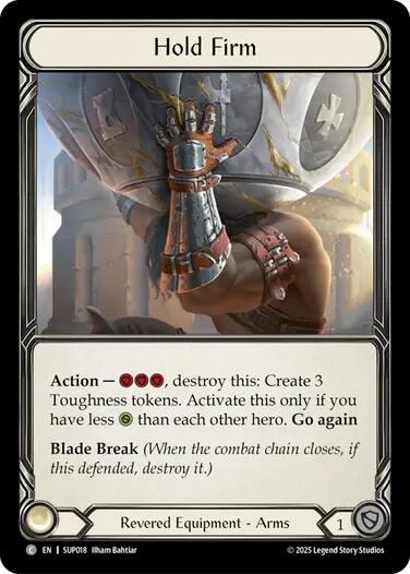 Hold Firm (Cold Foil) [SUP018] (Super Slam)  Cold Foil | The CG Realm