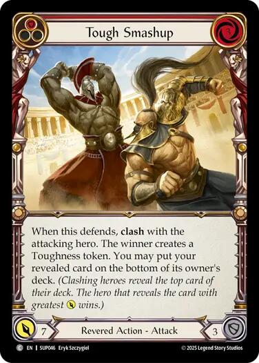 Tough Smashup (Red) [SUP046] (Super Slam)  Rainbow Foil | The CG Realm