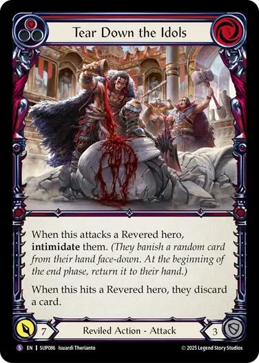 Tear Down the Idols [SUP086] (Super Slam)  Rainbow Foil | The CG Realm