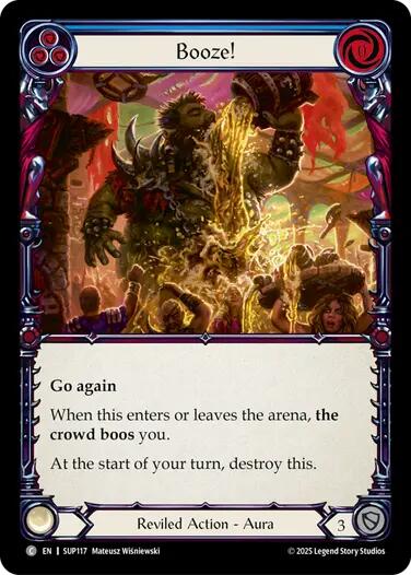 Booze! [SUP117] (Super Slam)  Rainbow Foil | The CG Realm