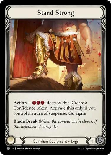 Stand Strong (Cold Foil) [SUP169] (Super Slam)  Cold Foil | The CG Realm