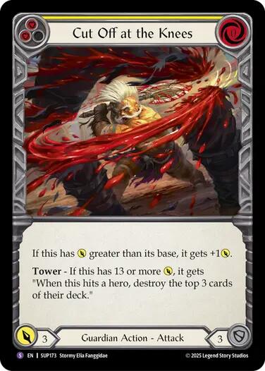 Cut Off at the Knees [SUP173] (Super Slam)  Rainbow Foil | The CG Realm