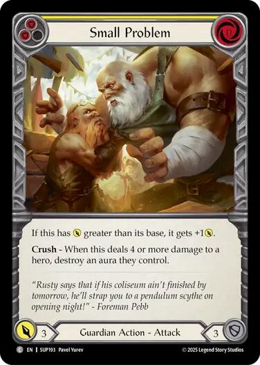 Small Problem [SUP193] (Super Slam)  Rainbow Foil | The CG Realm