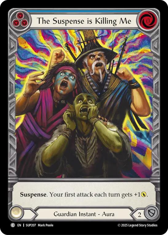 The Suspense is Killing Me (Extended Art) [SUP207] (Super Slam)  Cold Foil | The CG Realm
