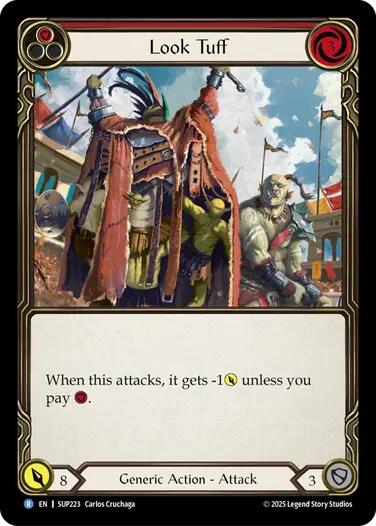 Look Tuff [SUP223] (Super Slam)  Rainbow Foil | The CG Realm