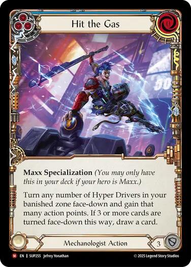 Hit the Gas [SUP255] (Super Slam)  Rainbow Foil | The CG Realm