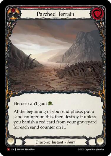 Parched Terrain [SUP260] (Super Slam)  Rainbow Foil | The CG Realm