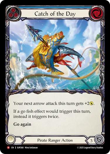 Catch of the Day [SUP268] (Super Slam)  Rainbow Foil | The CG Realm