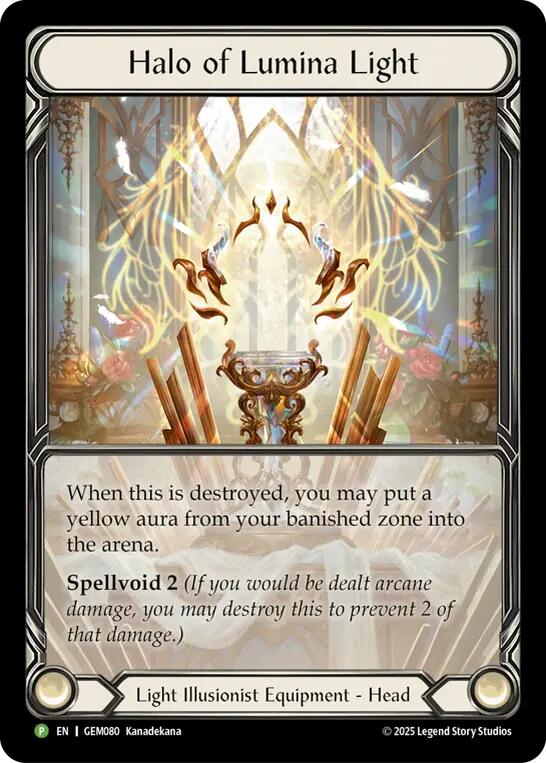 Halo of Lumina Light [GEM080] (GEM Pack 3)  Rainbow Foil | The CG Realm