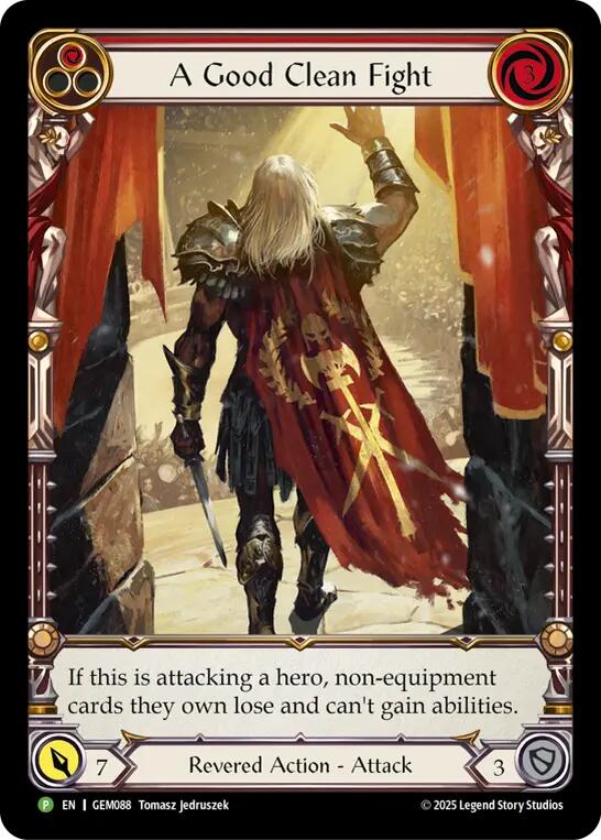 A Good Clean Fight [GEM088] (GEM Pack 3)  Rainbow Foil | The CG Realm