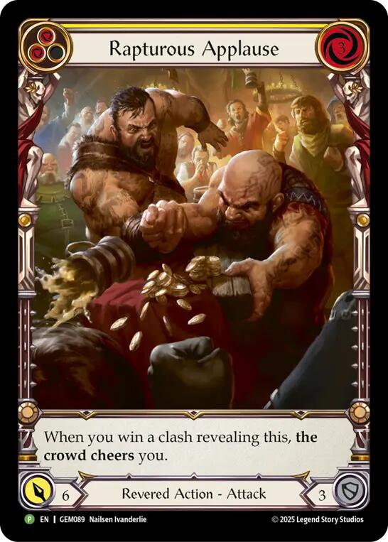 Rapturous Applause [GEM089] (GEM Pack 3)  Rainbow Foil | The CG Realm