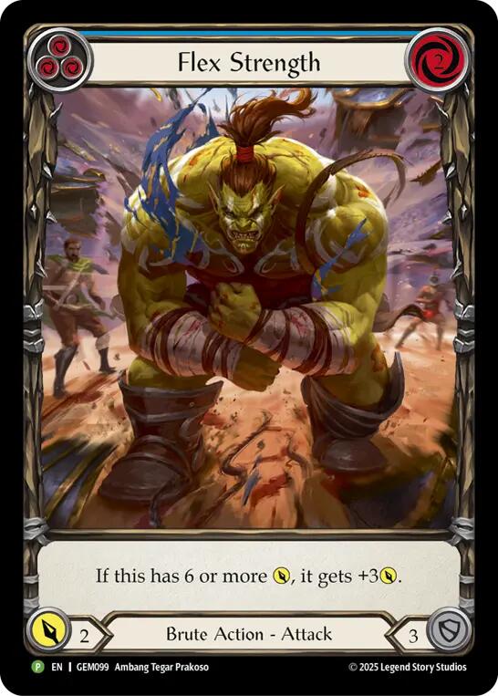 Flex Strength [GEM099] (GEM Pack 3)  Rainbow Foil | The CG Realm