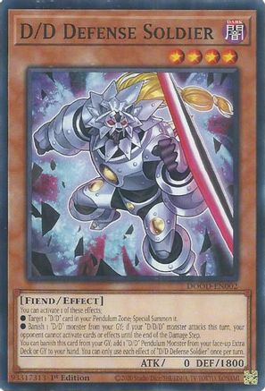 D/D Defense Soldier (DOOD-EN002) - Doom of Dimensions 1st Edition