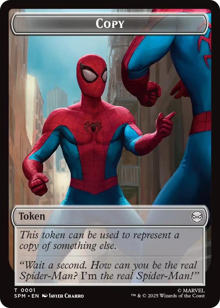 Copy // Human Citizen Double-Sided Token (SPM-1 // 4) - Marvel's Spider-Man