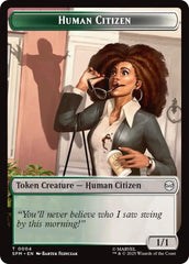 Human Citizen // Treasure Double-Sided Token [Marvel's Spider-Man Tokens] | The CG Realm