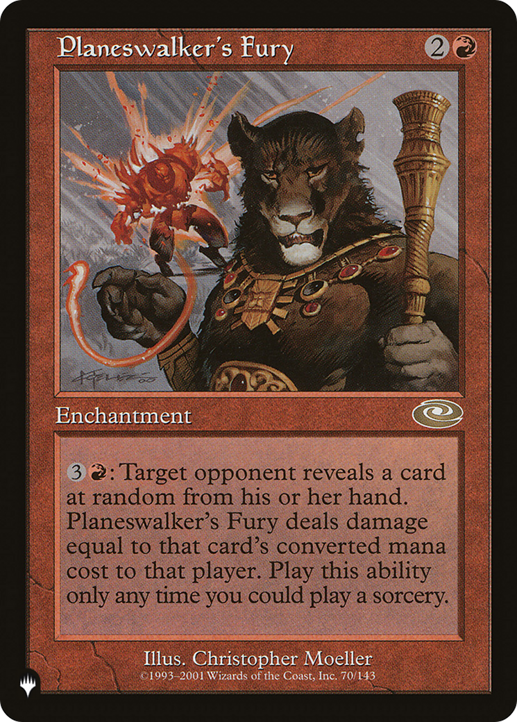 Planeswalker's Fury [The List] | The CG Realm