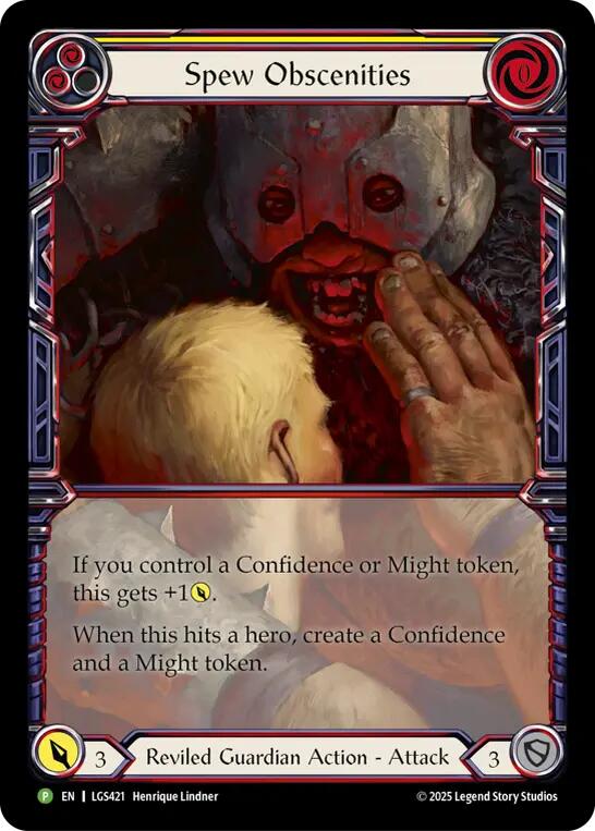 Spew Obscenities [LGS421] (Promo)  Cold Foil | The CG Realm