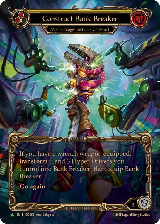 Construct Bank Breaker [JDG052] (Promo)  Cold Foil | The CG Realm