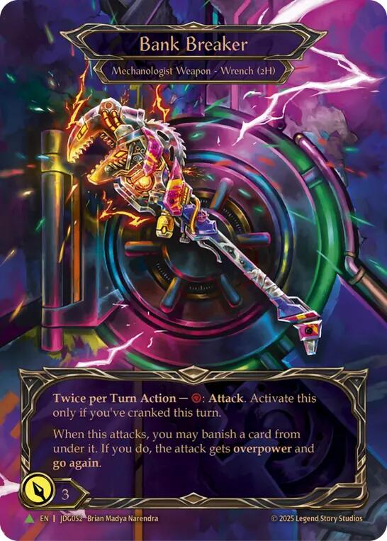 Construct Bank Breaker [JDG052] (Promo)  Cold Foil | The CG Realm