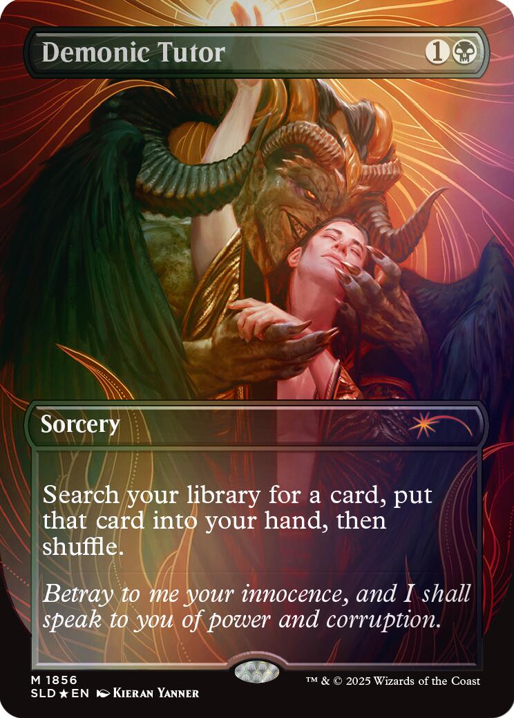 Demonic Tutor (Rainbow Foil) [Secret Lair Drop Series] | The CG Realm