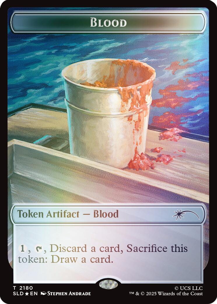 Blood Token (Rainbow Foil) [Secret Lair Drop Series] | The CG Realm