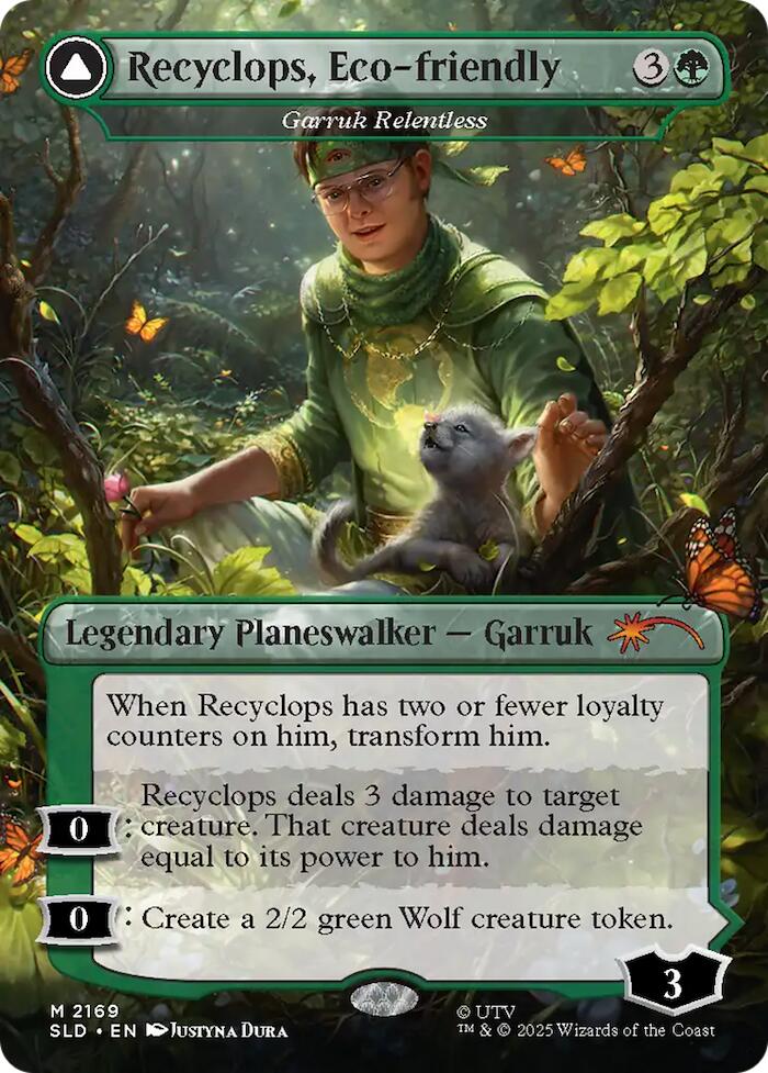 Recyclops, Eco-friendly - Garruk Relentless (SLD-2169) - Secret Lair Drop Series