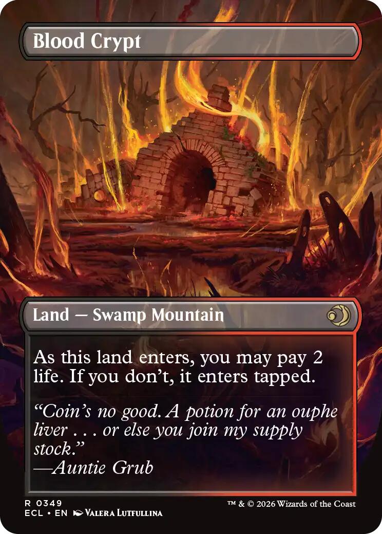 Blood Crypt (Borderless) (ECL-349) - Lorwyn Eclipsed