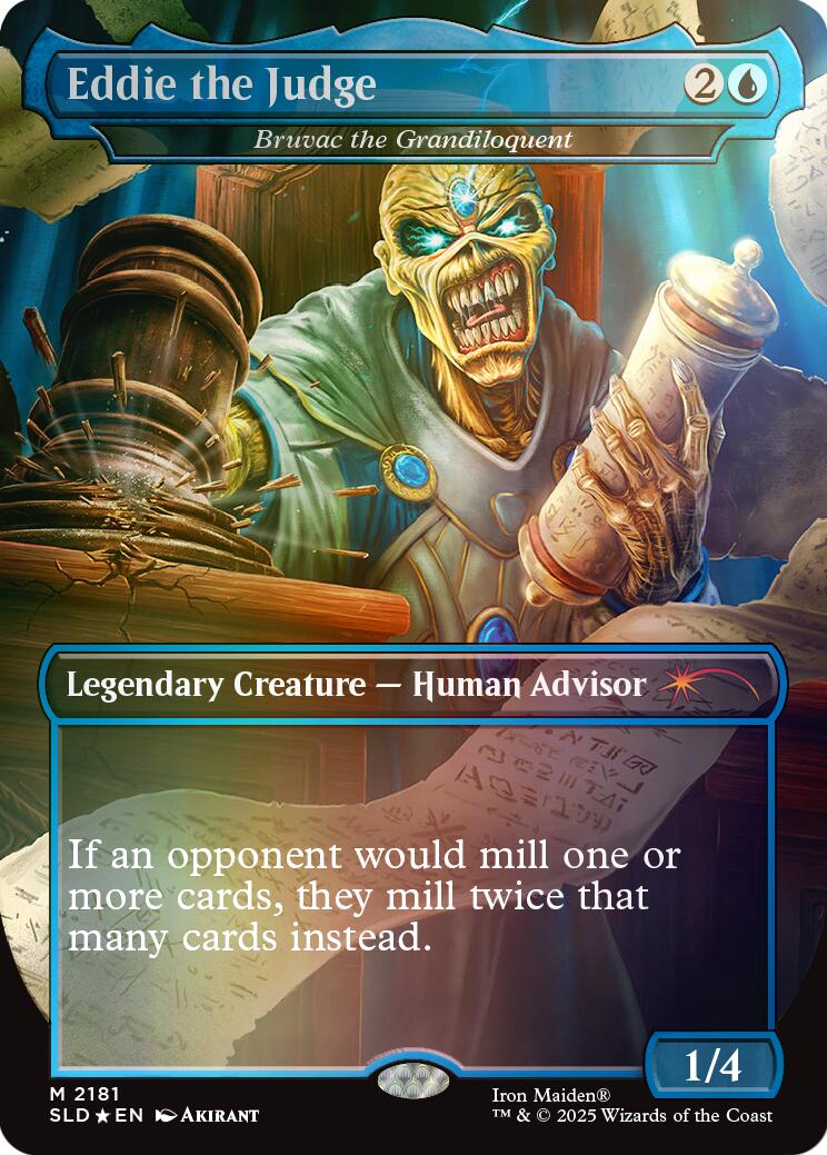 Eddie the Judge - Bruvac the Grandiloquent (Rainbow Foil) [Secret Lair Drop Series] | The CG Realm